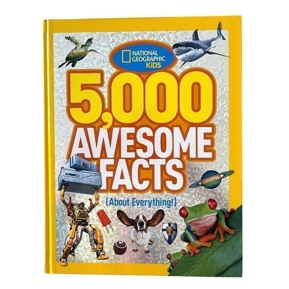 National Geographic 5,000 Awesome Facts About Everything Hardcover Book‍‍‍‍‍‍‍‍‍